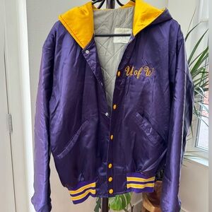 Vintage UW Huskies football jacket